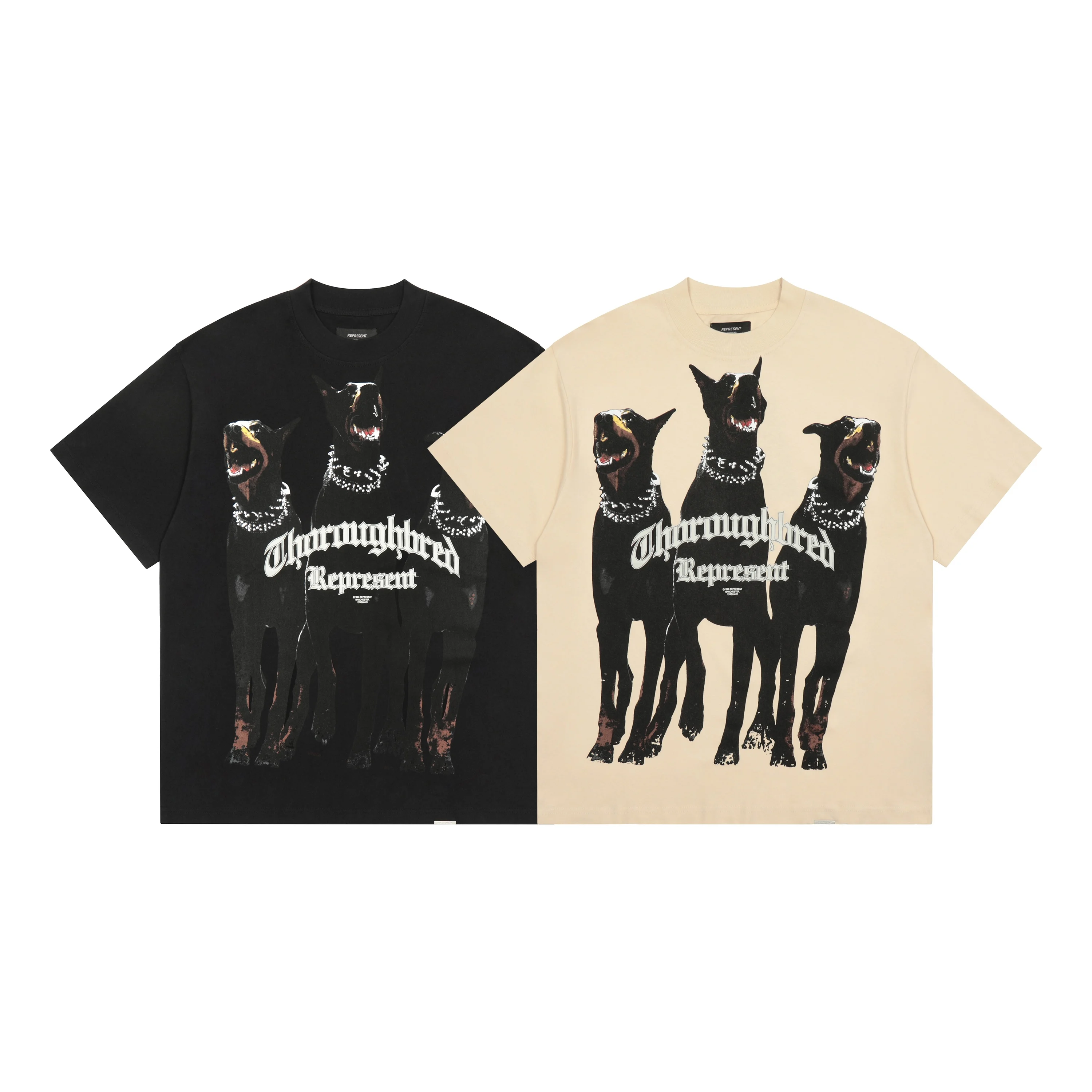 REPRESENT Hound Print Wash Old Vintage High Street Retro Loose Round Neck Short-sleeved Men's And Women's T-shirts
REPRESENT Hound Print Wash Old Vintage High Street Retro Loose Round Neck Short-sleeved Men's And Women's T-shirts