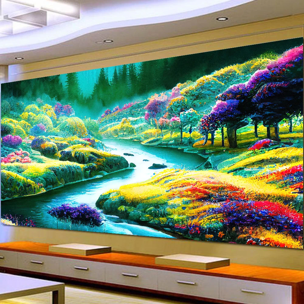 5D Diamond painting, cross stitch landscape painting, cross stitch, wall art, full round drill, embroidery for home decoration
5D Diamond painting, cross stitch landscape painting, cross stitch, wall art, full round drill, embroidery for home decoration