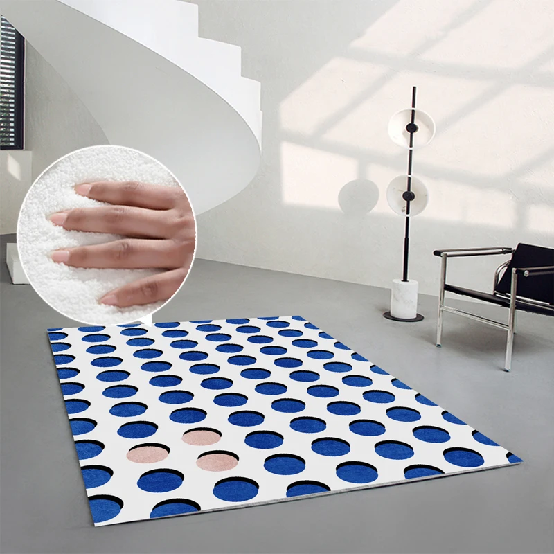 Klein Blue Polka Dot Plush Large Area Living Room Carpet Bedroom Carpet Aesthetic Soft Luxury Cloakroom Decorative Rug Floor Mat
Klein Blue Polka Dot Plush Large Area Living Room Carpet Bedroom Carpet Aesthetic Soft Luxury Cloakroom Decorative Rug Floor Mat