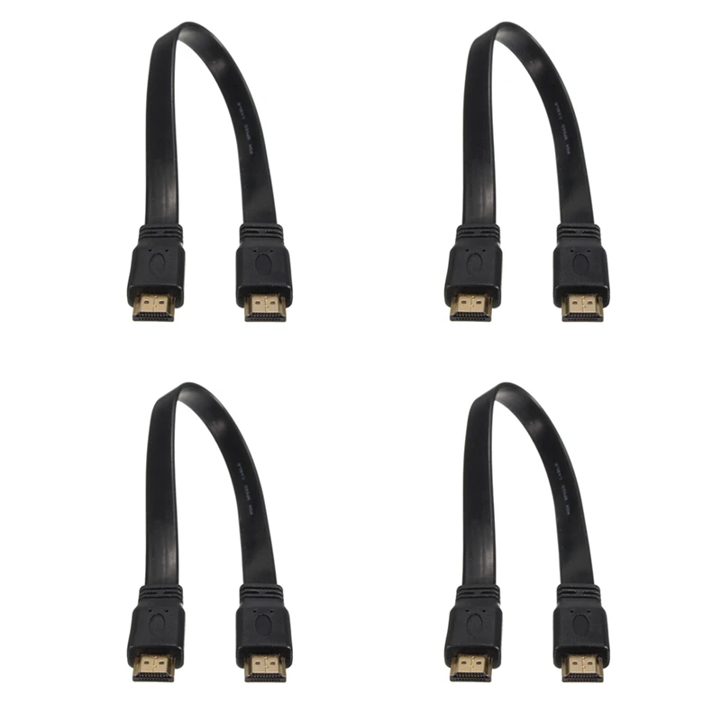 4X Short HDMI Male To Male Plug Flat Cable Cord Full HD For Audio Video HDTV TV PS3
4X Short HDMI Male To Male Plug Flat Cable Cord Full HD For Audio Video HDTV TV PS3