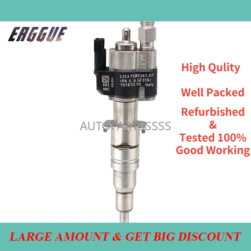 Original Refurbished 13537585261-07 13537585261 13537537317 13537625714 For BMW 135i 335i 535i 550i 650i 740i X6 Fuel Injector
Original Refurbished 13537585261-07 13537585261 13537537317 13537625714 For BMW 135i 335i 535i 550i 650i 740i X6 Fuel Injector
