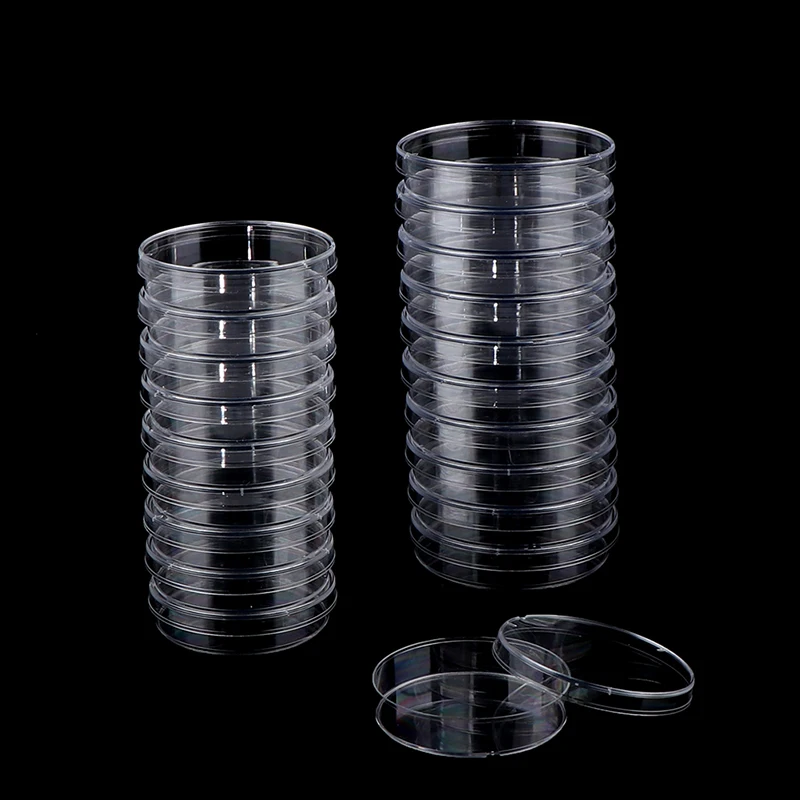 10Pcs Polystyrene Sterile Petri Dishes Bacteria Culture Dish For Laboratory Medical Biological Scientific Lab Supplies
10Pcs Polystyrene Sterile Petri Dishes Bacteria Culture Dish For Laboratory Medical Biological Scientific Lab Supplies