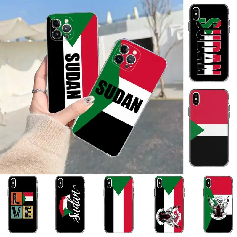 TOPLBPCS Sudan Flag Coat of Arms Phone Case for iPhone 11 12 13 Mini Pro Max 8 7 6 6S Plus X 5 SE 2020 XR XS Case shell
TOPLBPCS Sudan Flag Coat of Arms Phone Case for iPhone 11 12 13 Mini Pro Max 8 7 6 6S Plus X 5 SE 2020 XR XS Case shell