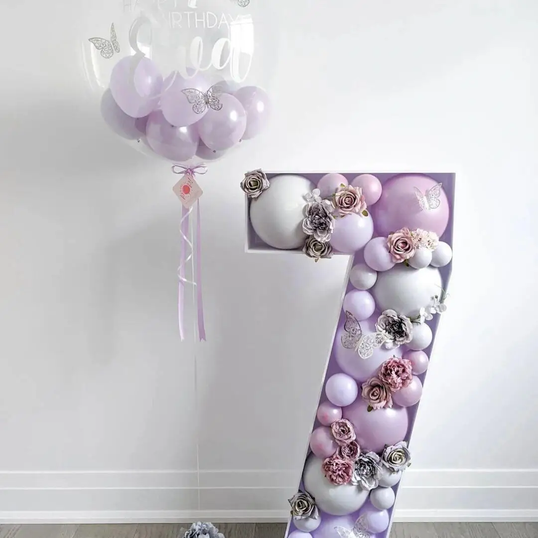 Diy 73cm Big Mosaic Number Balloon Fill Box Holder Number Box Background Baby Shower Birthday Party Decoration Anniversary
Diy 73cm Big Mosaic Number Balloon Fill Box Holder Number Box Background Baby Shower Birthday Party Decoration Anniversary