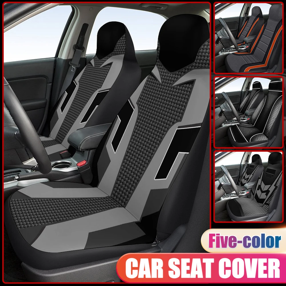 2Pcs Universal Car Seat Covers Polyester Seat Covers For Cars Full Set High-end Car Interior Car Protector Fit For Most Cars
2Pcs Universal Car Seat Covers Polyester Seat Covers For Cars Full Set High-end Car Interior Car Protector Fit For Most Cars