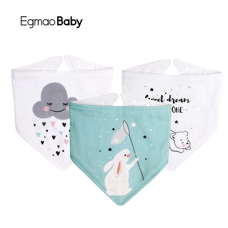 3Pc Baby Muslin Bandana Bibs 3Layer Triangle Burp Cloths 100% Cotton Cartoon Saliva Towel Feeding Apron 0-3Y Boys Girls 42*20CM
3Pc Baby Muslin Bandana Bibs 3Layer Triangle Burp Cloths 100% Cotton Cartoon Saliva Towel Feeding Apron 0-3Y Boys Girls 42*20CM