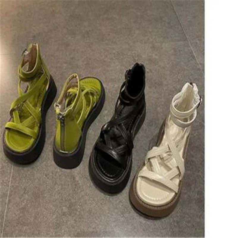 Summer Rome Sandals Flats Platform Women Shoes 2023 New Trend Casual Thick Cozy Walking Ladies Shoes Fashion Women Sandals Mujer
Summer Rome Sandals Flats Platform Women Shoes 2023 New Trend Casual Thick Cozy Walking Ladies Shoes Fashion Women Sandals Mujer