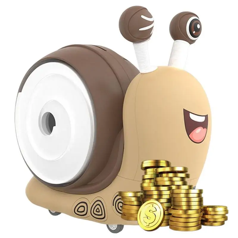 Animal Money Bank Light Snail Music Coin Bank Cute Cartoon Children Money Saving Jar Coin Banks For Kids Adults Dollar Bill Bank
Animal Money Bank Light Snail Music Coin Bank Cute Cartoon Children Money Saving Jar Coin Banks For Kids Adults Dollar Bill Bank