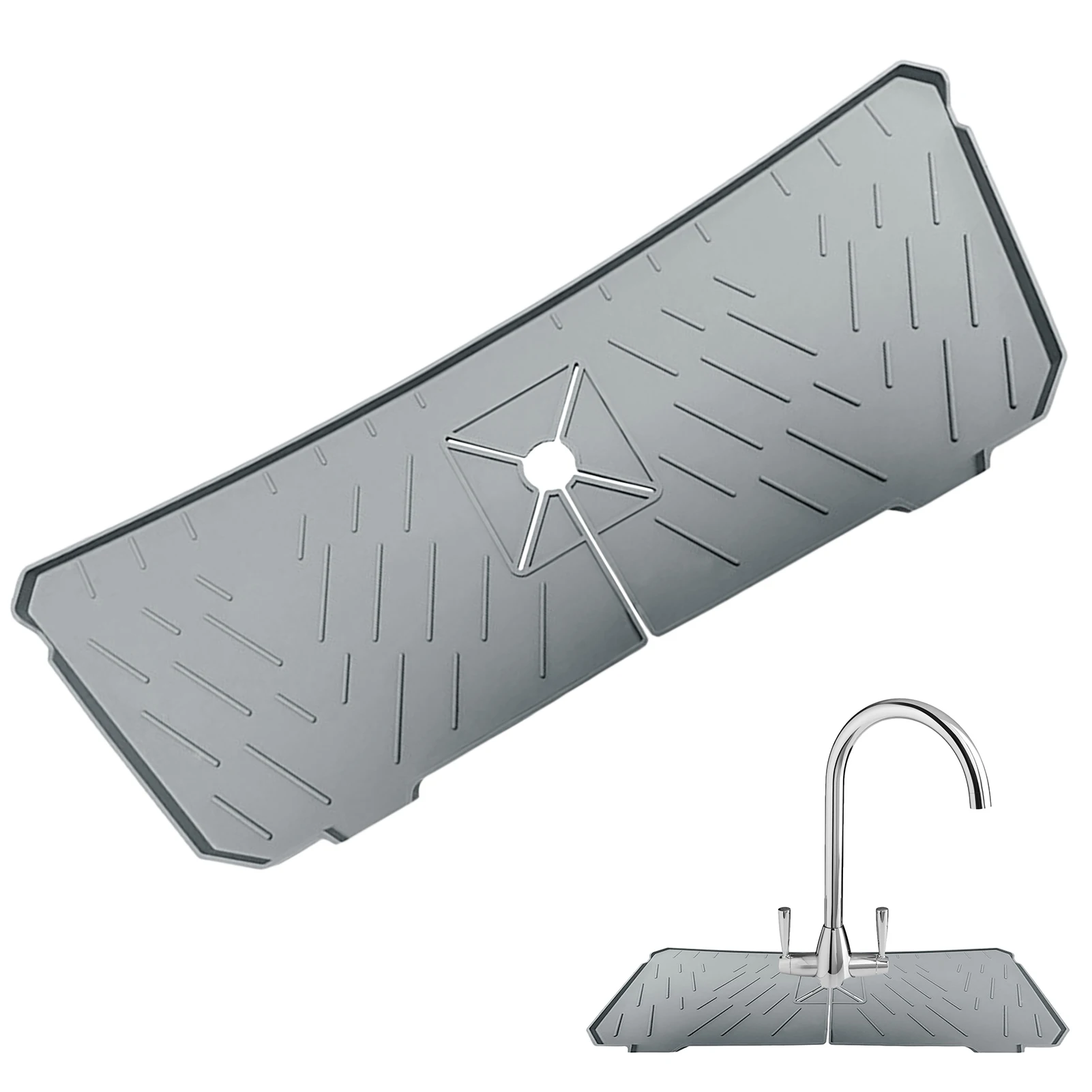 Silicone Faucet Splash Catcher Draining Kitchen Guard Faucet Dry Mat Drying Mat For Kitchen Countertop Bathroom Farmhouse
Silicone Faucet Splash Catcher Draining Kitchen Guard Faucet Dry Mat Drying Mat For Kitchen Countertop Bathroom Farmhouse