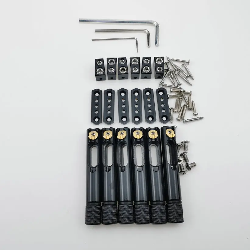 Black Single Headless Bass Bridge Headless Fanned Fret -Single Fixed Brass Fan Bridges for Bass dedicated bridge
Black Single Headless Bass Bridge Headless Fanned Fret -Single Fixed Brass Fan Bridges for Bass dedicated bridge