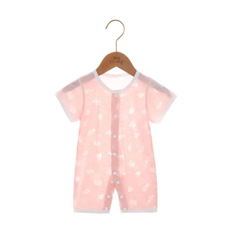 Baby short-sleeved one-piece baby summer clothes rompers newborn toddler summer clothes air-conditioning clothes
Baby short-sleeved one-piece baby summer clothes rompers newborn toddler summer clothes air-conditioning clothes