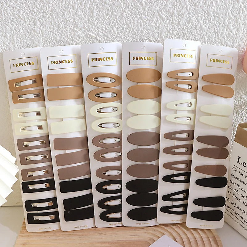Spring Summer 10PCS Set Solid Color Brown White Geometry Circular Hair Clips Girl Kids Cute Kawaii Hairpin Fashion Accessories
Spring Summer 10PCS Set Solid Color Brown White Geometry Circular Hair Clips Girl Kids Cute Kawaii Hairpin Fashion Accessories