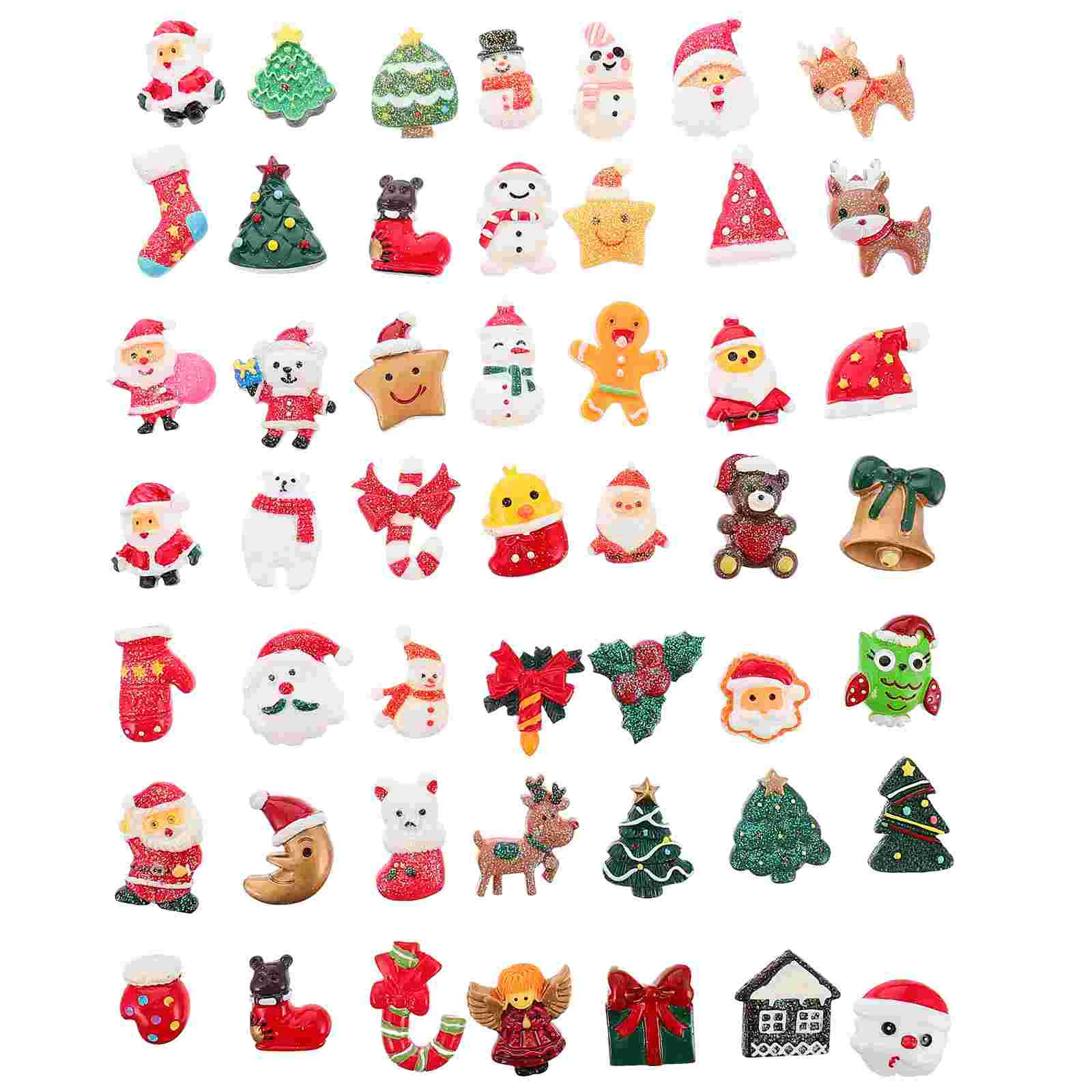 

100 шт. рождественские аксессуары из смолы, украшения «сделай сам», кулон в виде мебели на Рождество, кулоны пуговиц