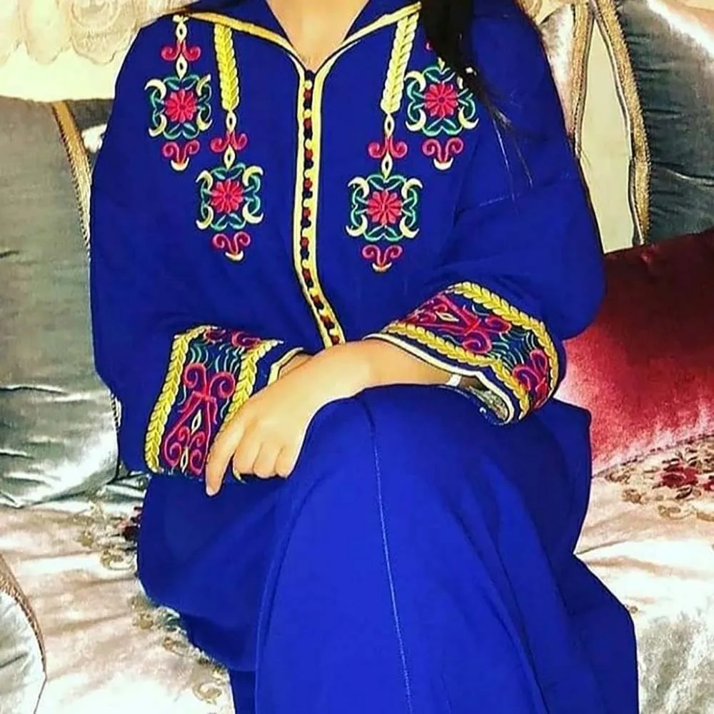 Ramadan Embroidery Muslim Islamic Dress Women Festival Jelaba Tunic Long Maxi Robe Femme Vestiods Kaftan Abaya Dubai Summer 2022
Ramadan Embroidery Muslim Islamic Dress Women Festival Jelaba Tunic Long Maxi Robe Femme Vestiods Kaftan Abaya Dubai Summer 2022