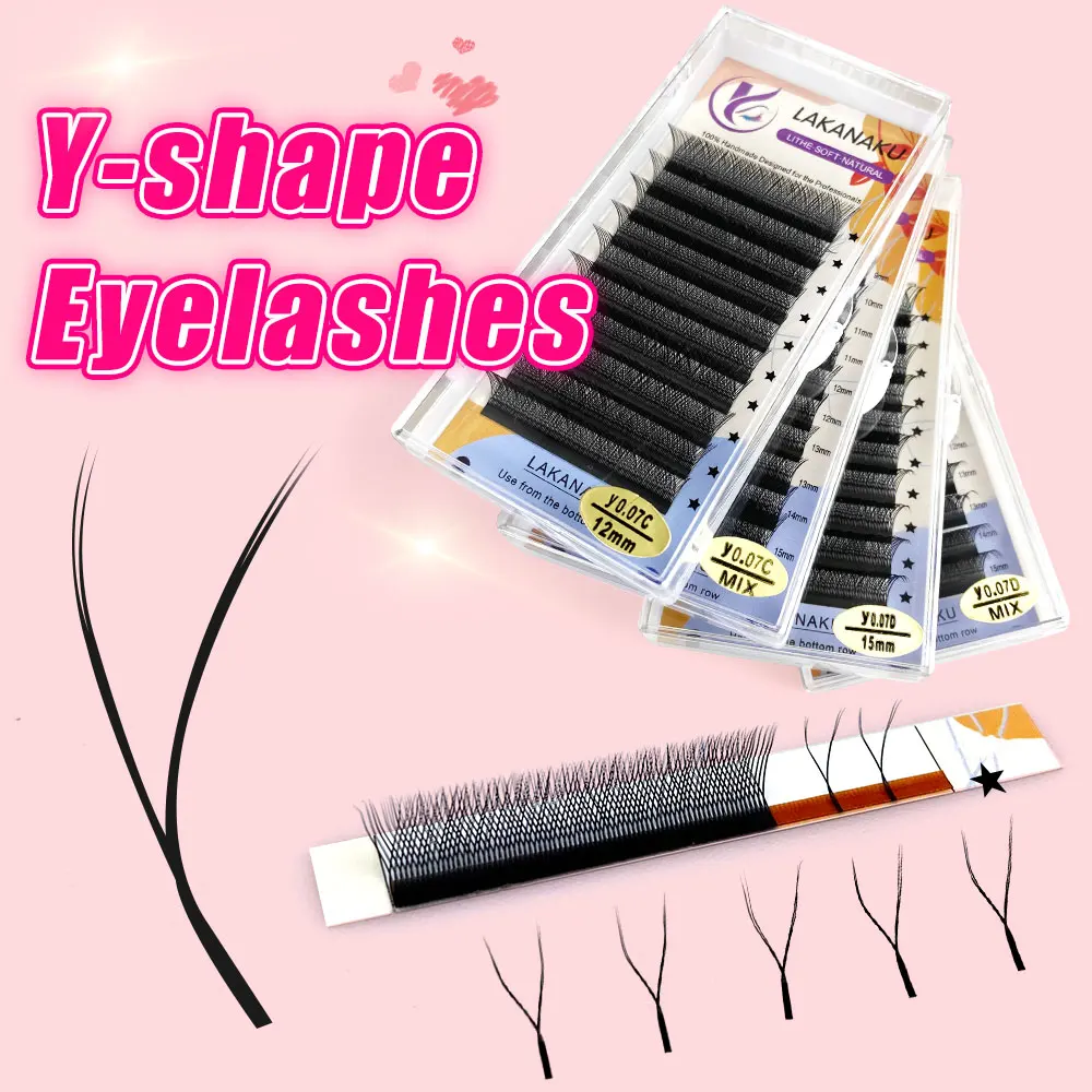 LAKANAKU YY Eyelash Extension Supplies Cilia and Brazilian Volume Y Design Volume Lashes 8-15mm Individual Cilios YY
LAKANAKU YY Eyelash Extension Supplies Cilia and Brazilian Volume Y Design Volume Lashes 8-15mm Individual Cilios YY