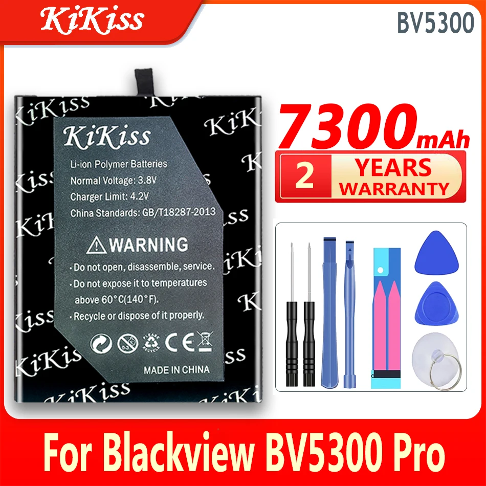 KiKiss Battery BV5300 (Li765974HT) 7300mAh For Blackview BV5300 Pro BV5300Pro High Capacity Bateria
KiKiss Battery BV5300 (Li765974HT) 7300mAh For Blackview BV5300 Pro BV5300Pro High Capacity Bateria