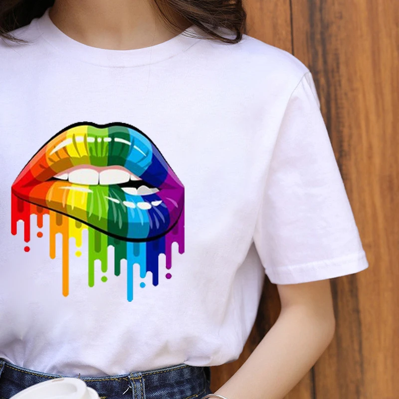 Big Lip Kiss Chromatic Fashion T Shirt Leopard Graphic T Shirt Women Tops Base O-neckBlack Lips Leopard TeesFunny Girls T shirt
Big Lip Kiss Chromatic Fashion T Shirt Leopard Graphic T Shirt Women Tops Base O-neckBlack Lips Leopard TeesFunny Girls T shirt