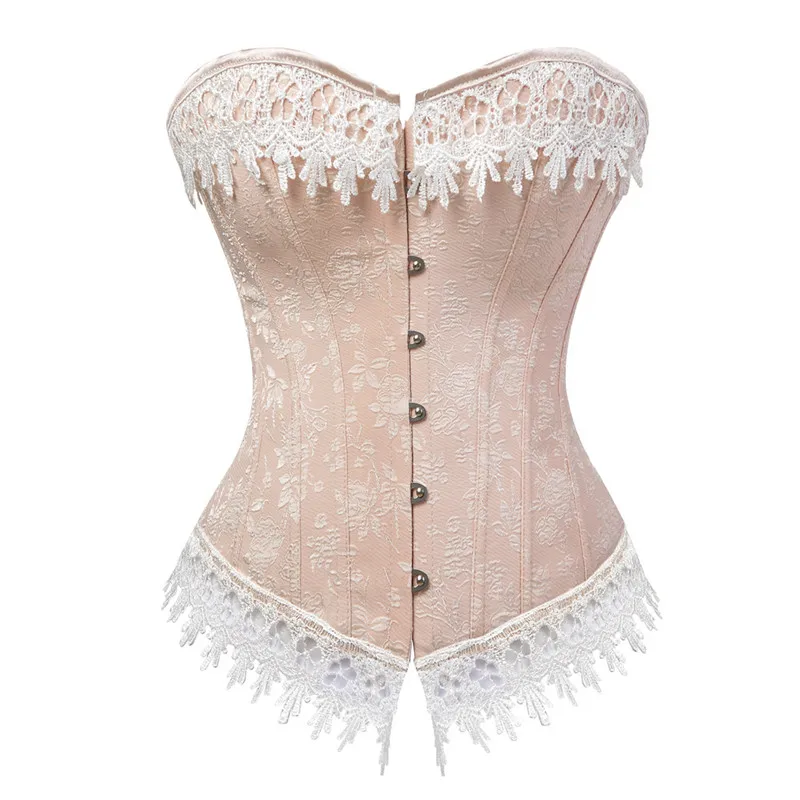 Sexy Vintage Halloween Costume Pink Corset Top Bustier Overbust Lingerie Lace Up Trim Satin Plus Size Gothic Women
Sexy Vintage Halloween Costume Pink Corset Top Bustier Overbust Lingerie Lace Up Trim Satin Plus Size Gothic Women