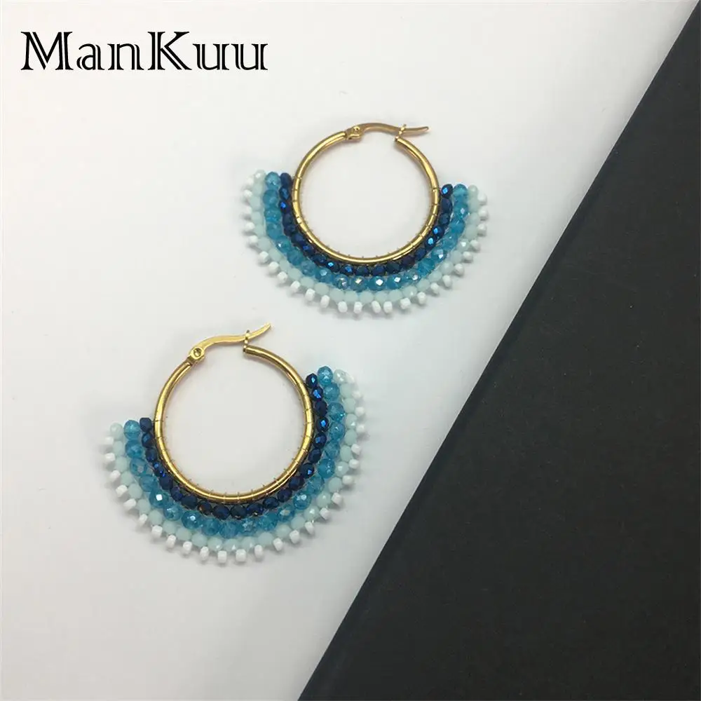 Mankuu New In Fashion Jewelry Long Blue Eardrop Hand Woven 2mm Colorful Beads And Crystal Handmake Earrings For Women 2022
Mankuu New In Fashion Jewelry Long Blue Eardrop Hand Woven 2mm Colorful Beads And Crystal Handmake Earrings For Women 2022