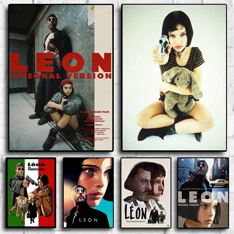 

Classic Movie Leon Professional Home Wall Decoration Canvas Poster High Quality Canvas Frameless Printing