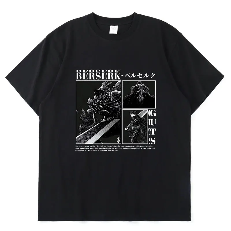 Anime Berserk Guts T Shirt Manga Swordsman Gatsu Sacrifice Zodd T-shirts Fashion Classic Manga Print Oversized Cotton T-Shirts
Anime Berserk Guts T Shirt Manga Swordsman Gatsu Sacrifice Zodd T-shirts Fashion Classic Manga Print Oversized Cotton T-Shirts