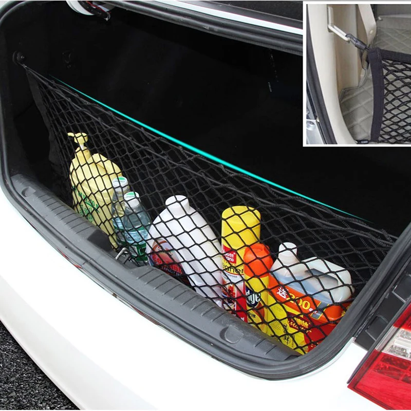 90*30cm Car-styling Boot String Mesh Elastic Nylon Rear Back Cargo Trunk Storage Organizer Luggage Net Holder Auto Accessory
90*30cm Car-styling Boot String Mesh Elastic Nylon Rear Back Cargo Trunk Storage Organizer Luggage Net Holder Auto Accessory