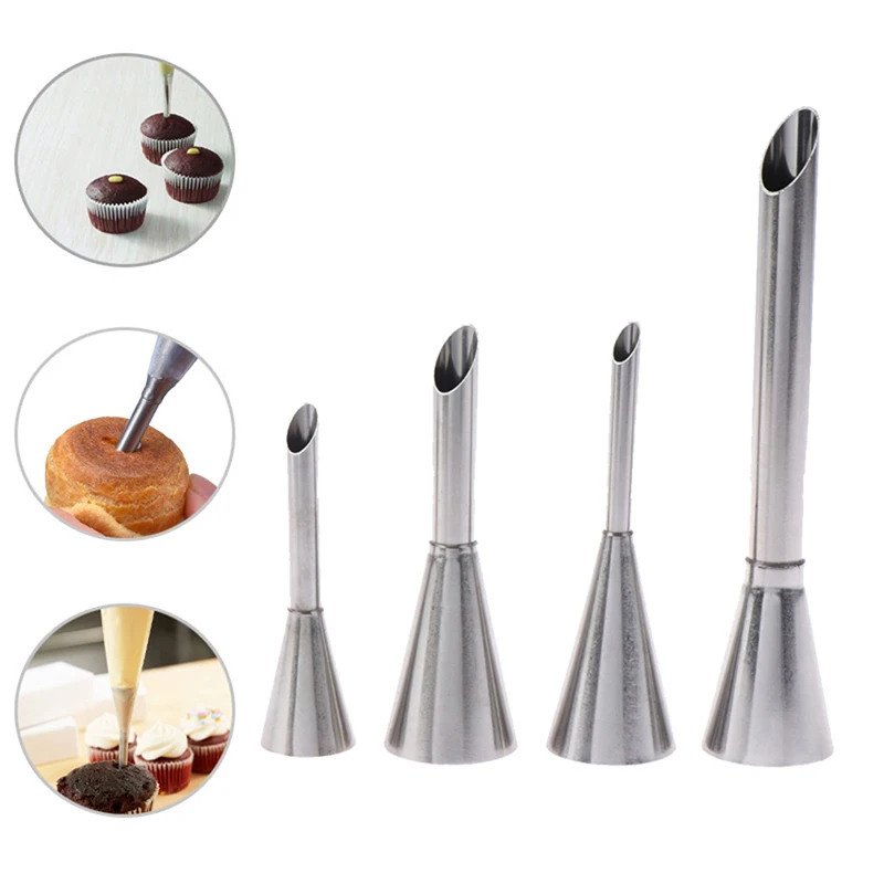 Puff Cake Tip Pastry Cream Butter Stainless Steel Nozzle Baking Piping Tube DIY Cupcake Kitchen Home Baking Accessories 4pcs/set
Puff Cake Tip Pastry Cream Butter Stainless Steel Nozzle Baking Piping Tube DIY Cupcake Kitchen Home Baking Accessories 4pcs/set