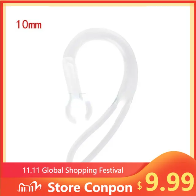 Earphones Transparent Soft Silicone Ear Hook Loop Clip Headset 5mm 6mm 7mm 8mm 10mm Drop Shipping
Earphones Transparent Soft Silicone Ear Hook Loop Clip Headset 5mm 6mm 7mm 8mm 10mm Drop Shipping