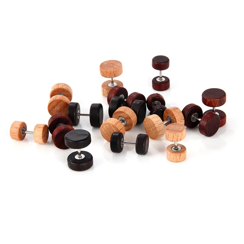 1PC New Fashion Log Round Simple Hip Hop Rock Wood Stud Earrings Dumbbell Body Piercing Unisex Trend Jewelry Gifts
1PC New Fashion Log Round Simple Hip Hop Rock Wood Stud Earrings Dumbbell Body Piercing Unisex Trend Jewelry Gifts