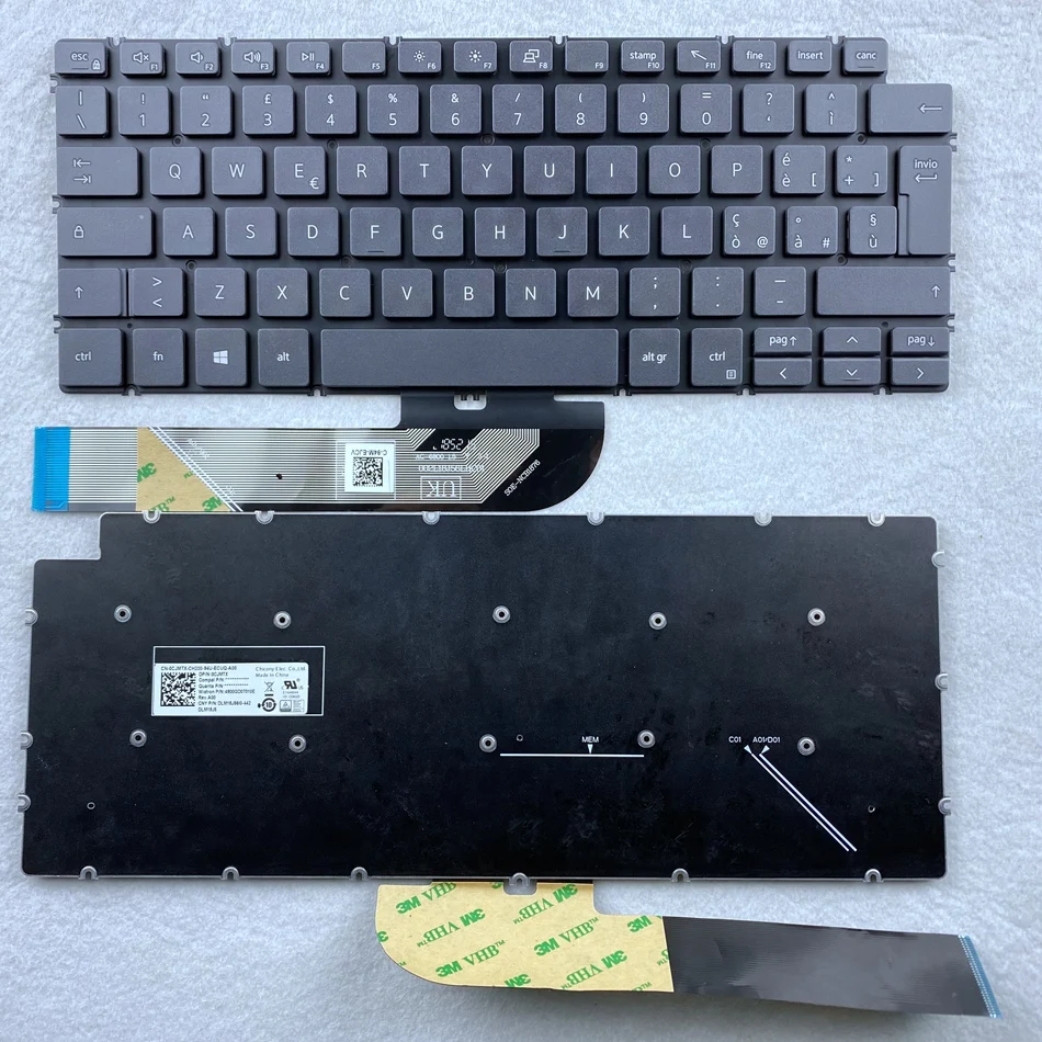 Итальянская Клавиатура для ноутбука Dell Latitude 13 3301 Vostro 5390, без рамки, черная, DPN 0CJMTX IT макет
Итальянская Клавиатура для ноутбука Dell Latitude 13 3301 Vostro 5390, без рамки, черная, DPN 0CJMTX IT макет