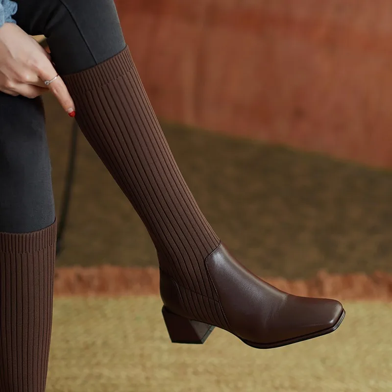 Women Sock Boots Winter New High Top High Quality Platform Casual Handy Head Warm Sexy Designer Chunky Motorcycle Boots
Women Sock Boots Winter New High Top High Quality Platform Casual Handy Head Warm Sexy Designer Chunky Motorcycle Boots