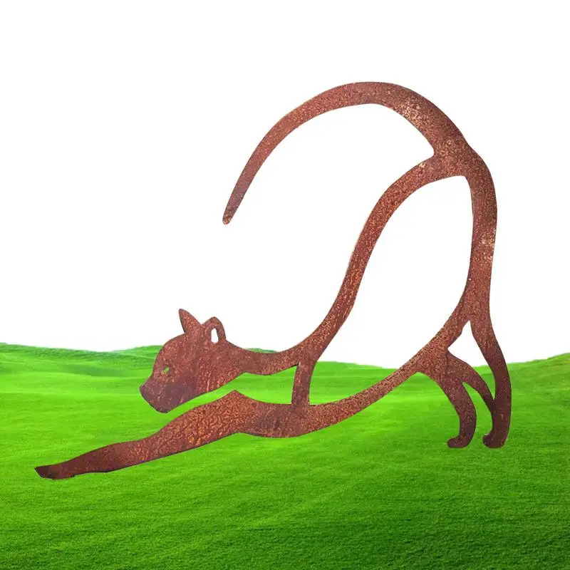 Rusty Cheetah Garden Decor Cheetah Ready To Attack Gardening Plug-In Easy To Install Naturally Rusted Garden Stakes
Rusty Cheetah Garden Decor Cheetah Ready To Attack Gardening Plug-In Easy To Install Naturally Rusted Garden Stakes