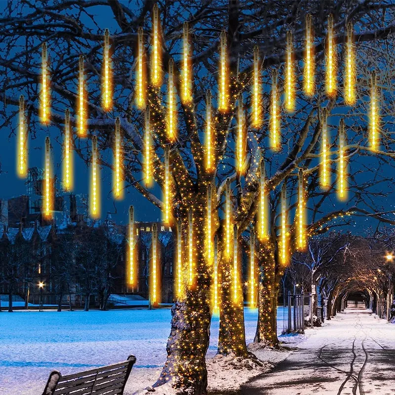 1/2/3/4 Set Outdoor LED Meteor Shower Lights Falling Rain Drop Fairy String Lights for Christmas Party Garden Holiday Decoration
1/2/3/4 Set Outdoor LED Meteor Shower Lights Falling Rain Drop Fairy String Lights for Christmas Party Garden Holiday Decoration