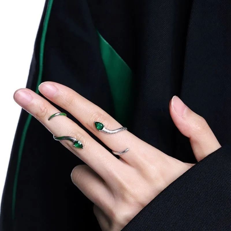 2-piece set of new accessories girl personality snake ring Punk Jewelry Gift for Girlfriend Cool Stuff Fine Jewelry for Woman
2-piece set of new accessories girl personality snake ring Punk Jewelry Gift for Girlfriend Cool Stuff Fine Jewelry for Woman