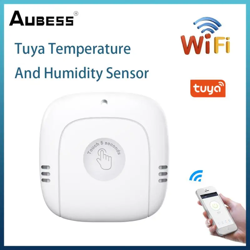 5PC WIFI Hygrometer Sensor Tuya Smart Temperature And Humidity Sensor Smart App Control Indoor Intelligent Hygrometer Detectors
5PC WIFI Hygrometer Sensor Tuya Smart Temperature And Humidity Sensor Smart App Control Indoor Intelligent Hygrometer Detectors