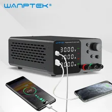 Wanptek Adjustable DC power supply 30V 10A 60V 5A 120V Lab Bench Power Source Stabilized Power Supply Voltage Regulator Switch