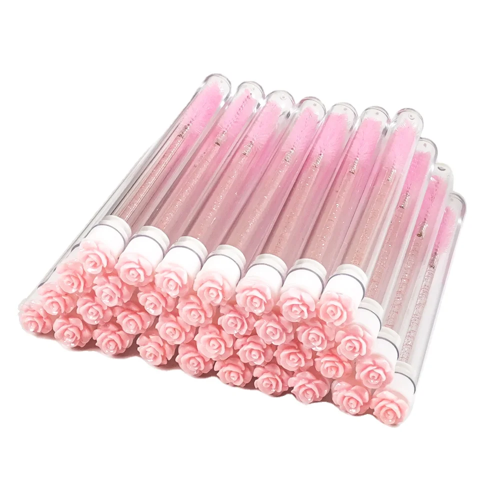 50pcs Reusable Eyelash Brush Tube Disposable Eyelash Wands Eyebrow Brush Replaceable Dust-proof Sparkling Broken Diamond Bottom
50pcs Reusable Eyelash Brush Tube Disposable Eyelash Wands Eyebrow Brush Replaceable Dust-proof Sparkling Broken Diamond Bottom