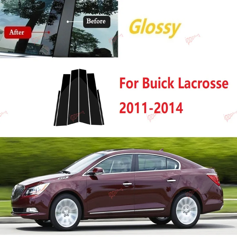6pcs PC Gloss Black Window B-Pillars Protective Decorative Sticker For Buick LaCrosse 2011-2014
6pcs PC Gloss Black Window B-Pillars Protective Decorative Sticker For Buick LaCrosse 2011-2014