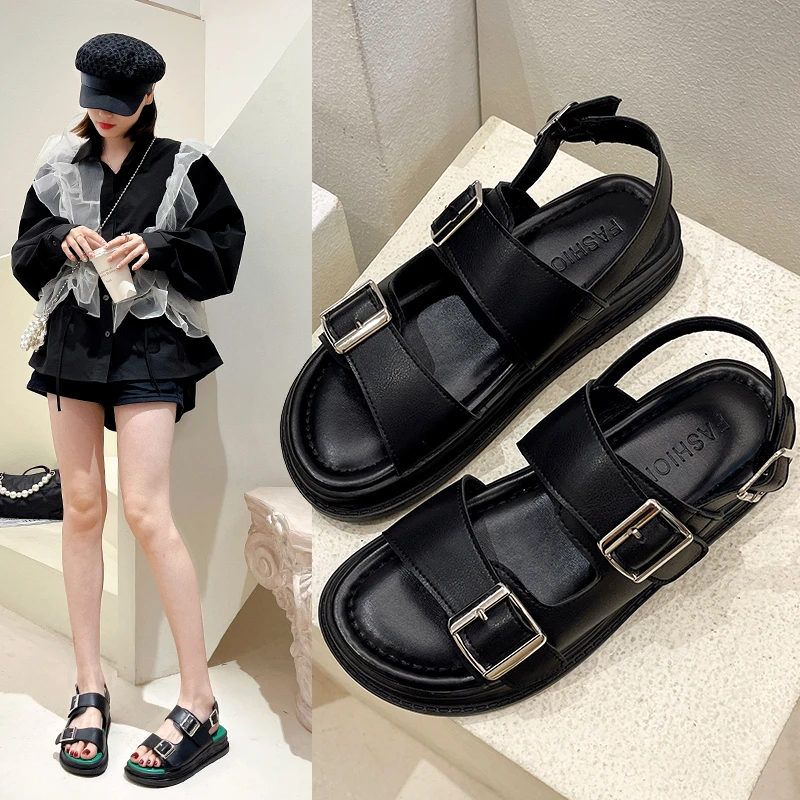 Fashion 2022 New Platform Sandals Women Summer Shoes Buckle Slides Casual Sandals Women's Sports Shoes Summer Sandalia Mujer
Fashion 2022 New Platform Sandals Women Summer Shoes Buckle Slides Casual Sandals Women's Sports Shoes Summer Sandalia Mujer
