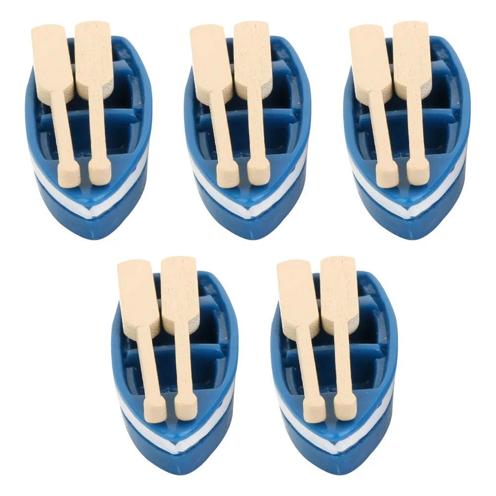 5 Sets Mini Boat Sailboat Decor Wood Oars Miniatures Paddle Boats Lake Resin Dollhouse Stuff
5 Sets Mini Boat Sailboat Decor Wood Oars Miniatures Paddle Boats Lake Resin Dollhouse Stuff