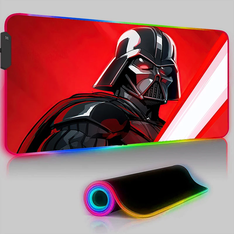 RGB LED Gaming Mouse Pad Darth Vader Star Wars Keyboard Mat Cool Game Mats Laptop Computer Desk Accessories Mousepad Game Rug
RGB LED Gaming Mouse Pad Darth Vader Star Wars Keyboard Mat Cool Game Mats Laptop Computer Desk Accessories Mousepad Game Rug
