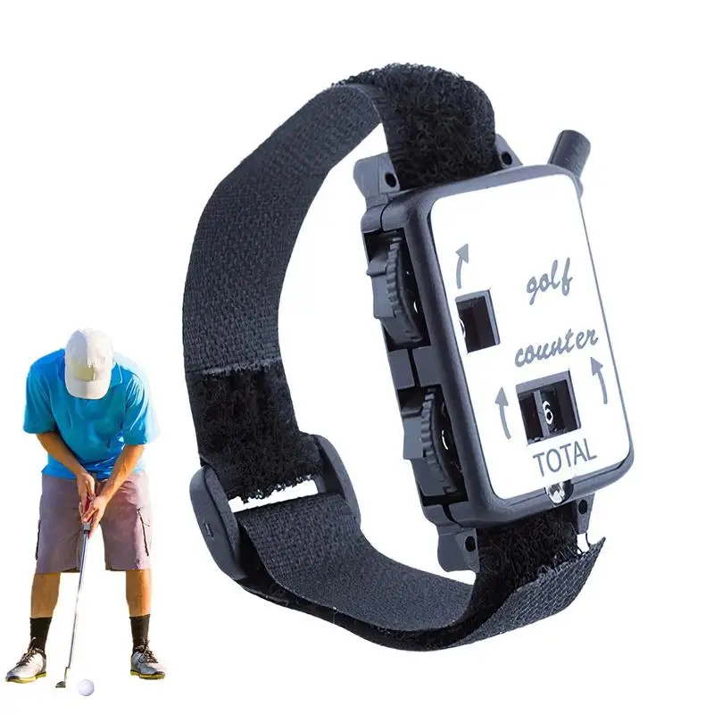 

Counter Clicker Wristband Manual Score Keeper Golf Stroke Counter Golf Score Counter Watch Hand Mechanical Counters Mini Golf