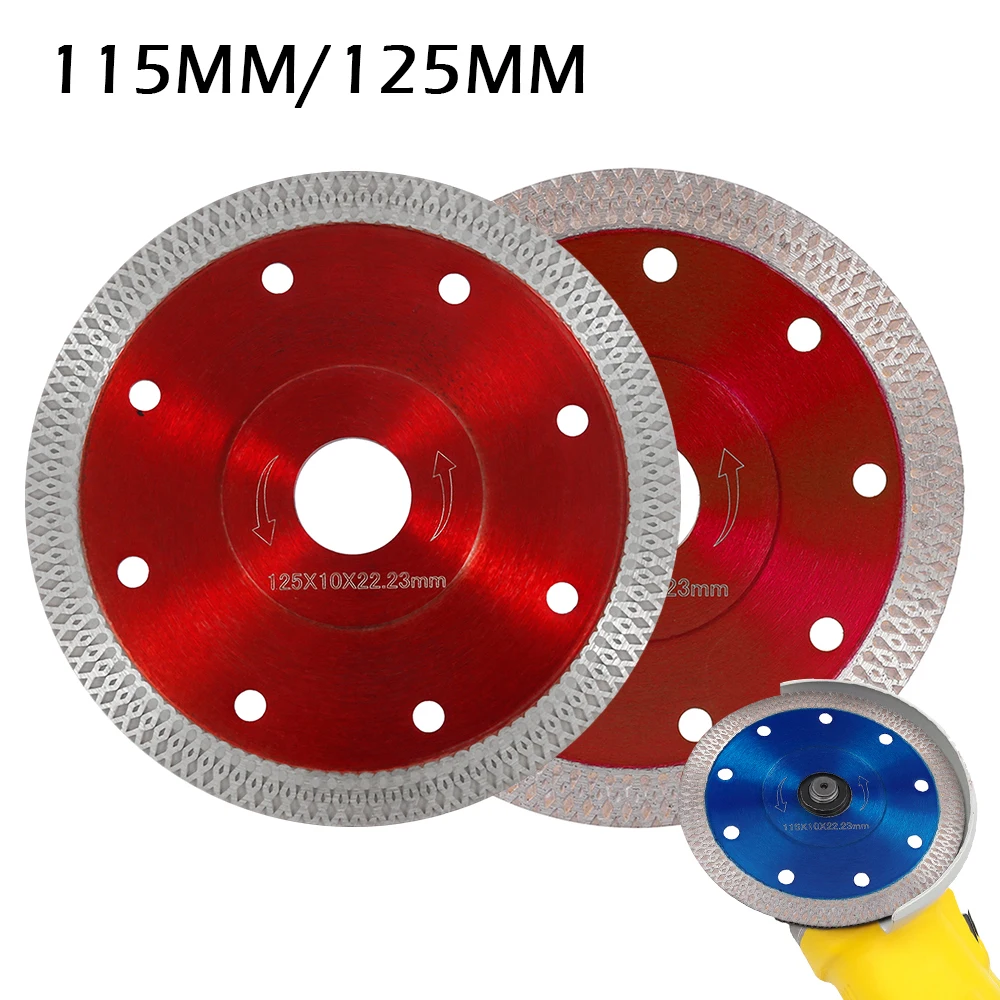 115/125mm Diamond Saw Blade Granite Marble Cutting Disc Porcelain Tile Ceramic Blade For Angle Grinder Diamond Dry Cutting Blade
115/125mm Diamond Saw Blade Granite Marble Cutting Disc Porcelain Tile Ceramic Blade For Angle Grinder Diamond Dry Cutting Blade