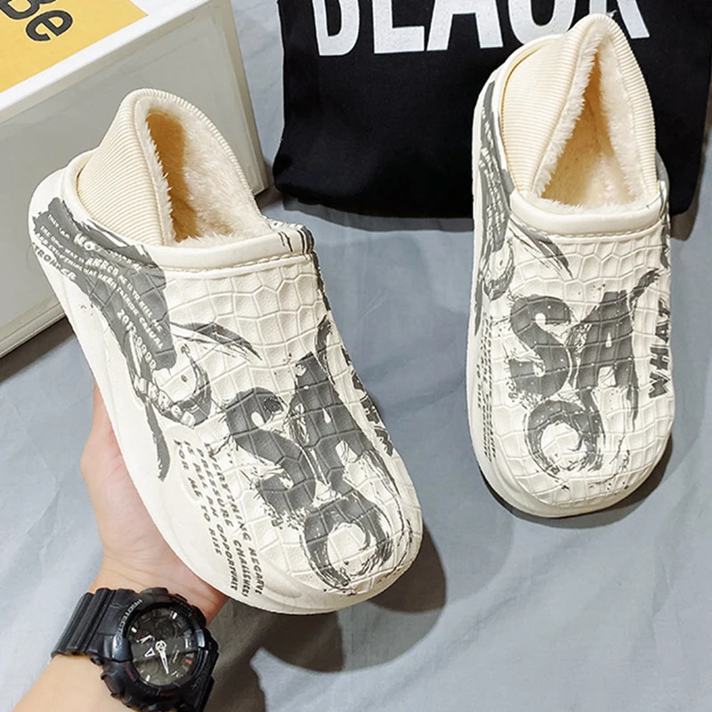 Зимние мужские ботинки для пола на толстой подошве, с защитой от скольжения 
Зимние мужские ботинки для пола на толстой подошве, с защитой от скольжения