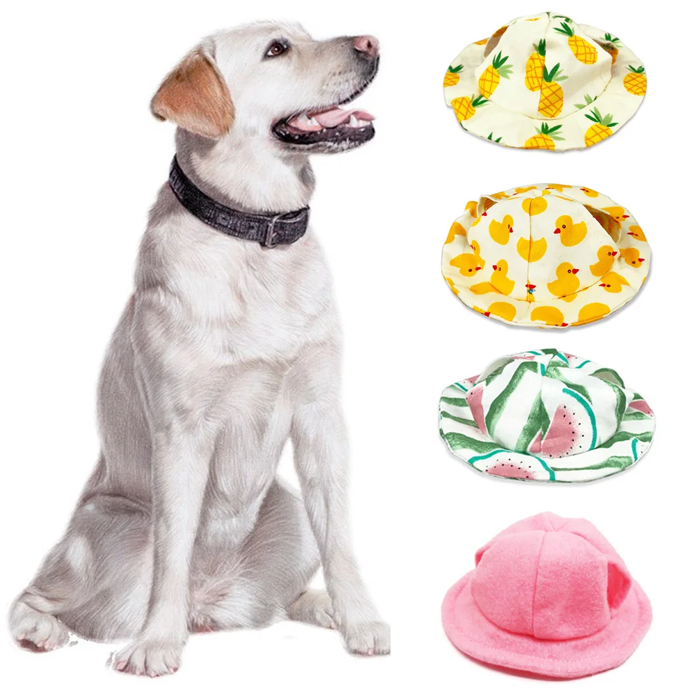 Cute Pineapple Printed Pet Hat Round Brim Dogs Cap With Ear Holes Summer Outdoor Sun Cap Bonnet Visor For Small Dogs Pet Product
Cute Pineapple Printed Pet Hat Round Brim Dogs Cap With Ear Holes Summer Outdoor Sun Cap Bonnet Visor For Small Dogs Pet Product