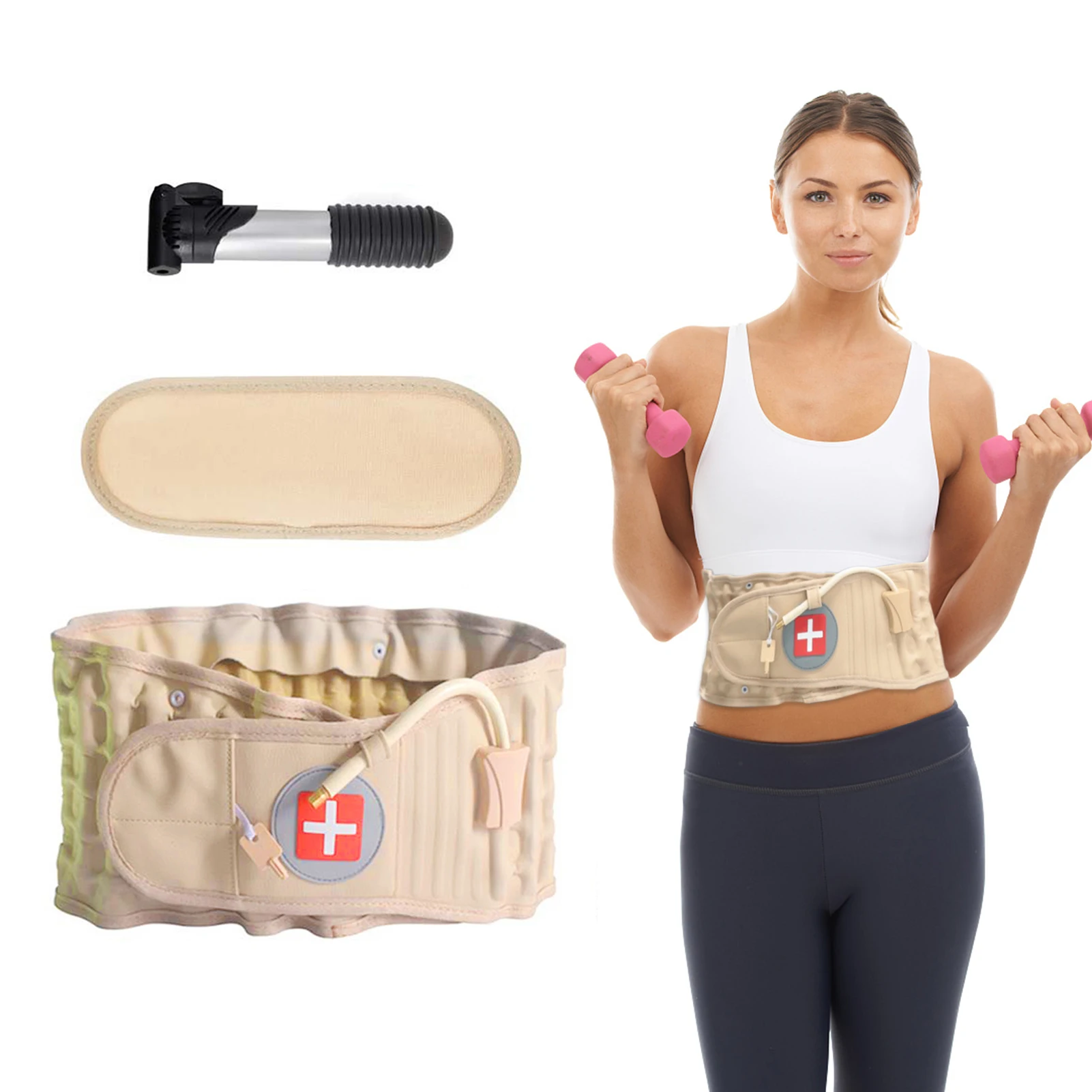 Inflatable Lumbar Retractor Inflatable Lumbar Support Pillow For Elderly People Pain Relief For Medium-aged And Elderly People
Inflatable Lumbar Retractor Inflatable Lumbar Support Pillow For Elderly People Pain Relief For Medium-aged And Elderly People