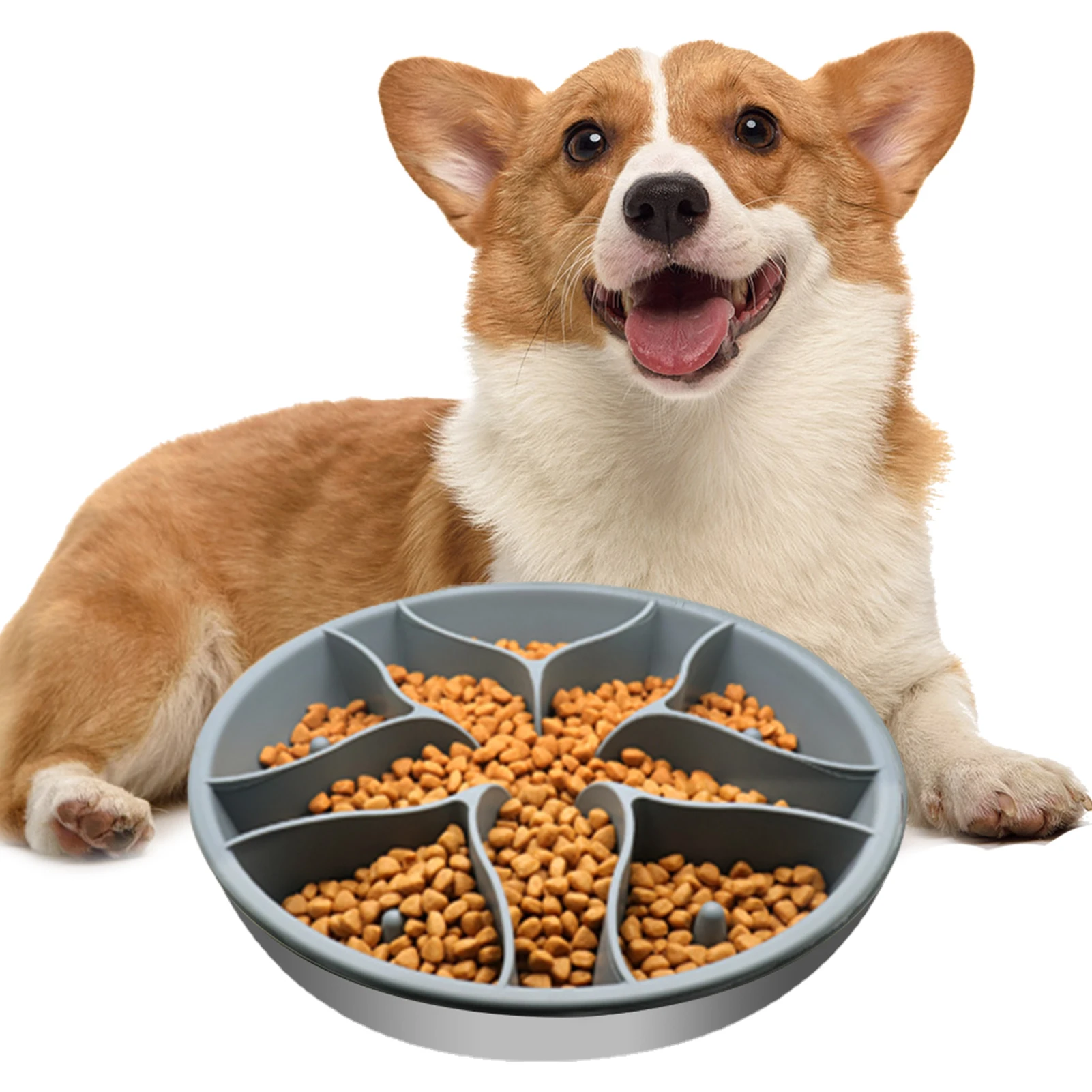 New Pet Cat Dog Slow Feeder Food Bowl Round Healthy Silicone Pet Bowl Anti-choking Thickened Food Puzzle Non-slip Base
New Pet Cat Dog Slow Feeder Food Bowl Round Healthy Silicone Pet Bowl Anti-choking Thickened Food Puzzle Non-slip Base
