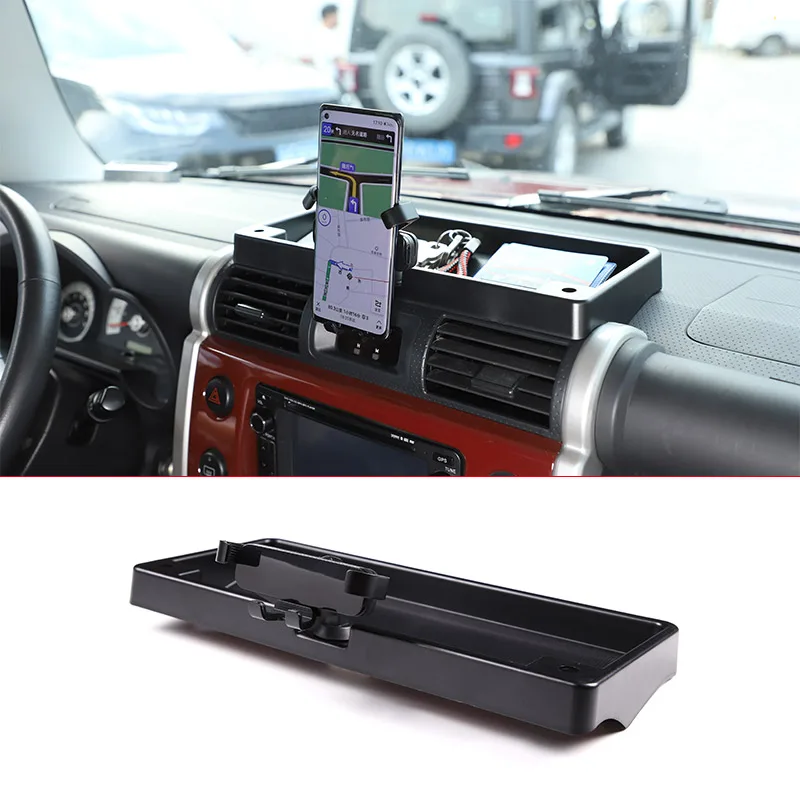 For Toyota FJ Cruiser 2007-2021 ABS Black Car Dashboard Mobile Phone Holder Storage Box Container Holder Tray Car Accessories
For Toyota FJ Cruiser 2007-2021 ABS Black Car Dashboard Mobile Phone Holder Storage Box Container Holder Tray Car Accessories