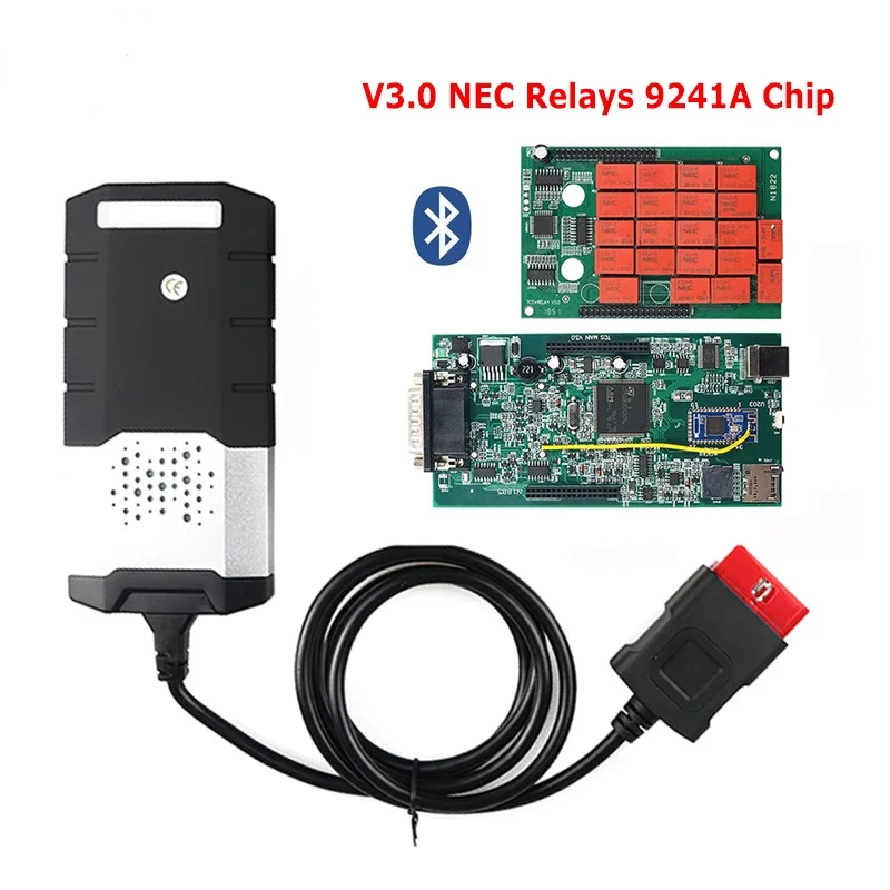 Автомобильная диагностика для Delphi CDP TCS DS150E BT, двойная зеленая печатная плата V3.0 Real 9241. 2018.R0/2017.R3, OBDII интерфейс сканера
Автомобильная диагностика для Delphi CDP TCS DS150E BT, двойная зеленая печатная плата V3.0 Real 9241. 2018.R0/2017.R3, OBDII интерфейс сканера