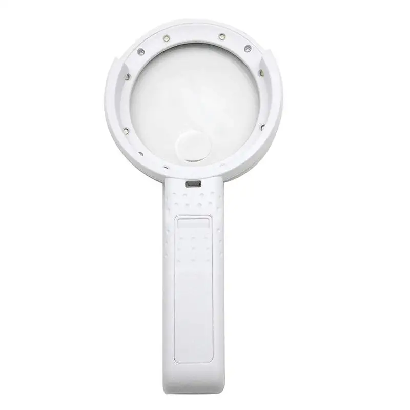 Hd Optical Illuminated Magnifying Glass-(5X + 11X) Magnification Lens,8 Led Lighted Usb Charge Magnifier Glass With Desktop And
Hd Optical Illuminated Magnifying Glass-(5X + 11X) Magnification Lens,8 Led Lighted Usb Charge Magnifier Glass With Desktop And